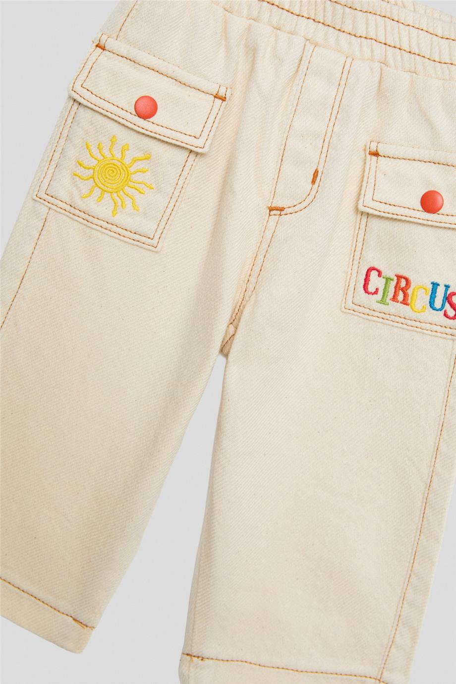 GB Baby Erkek Bebek Ekru PantolonGB Baby Erkek Bebek Ekru Pantolon