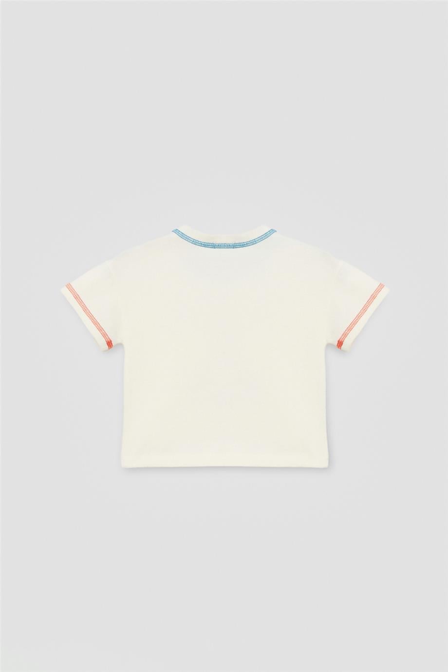GB Baby Erkek Bebek Ekru TshirtGB Baby Erkek Bebek Ekru Tshirt