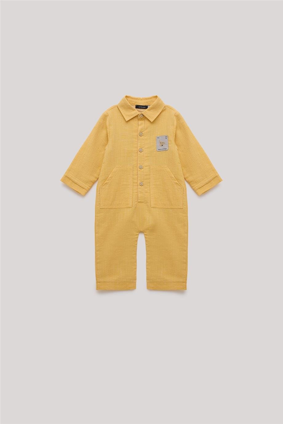 GB Baby Erkek Bebek Hardal Tulum