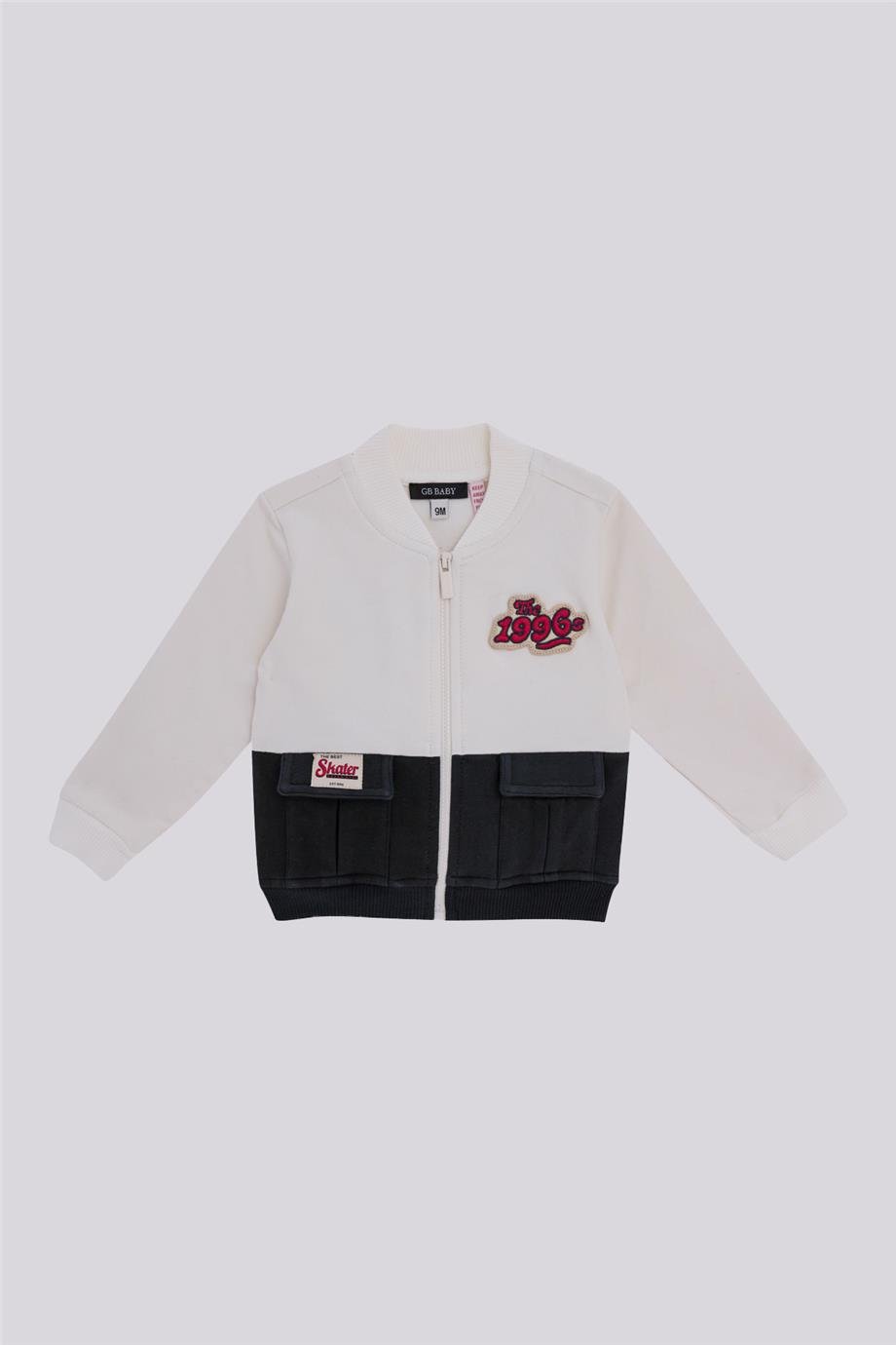 GB Baby Erkek Bebek Renkli Eşofman ÜstüGB Baby Erkek Bebek Renkli Eşofman Üstü