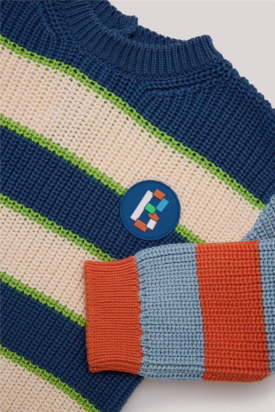 GB Baby Erkek Bebek Renkli Kazak