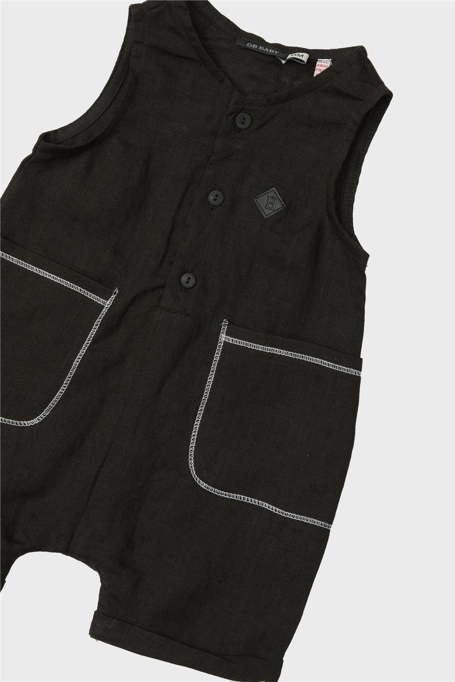 GB Baby Erkek Bebek Siyah Tulum