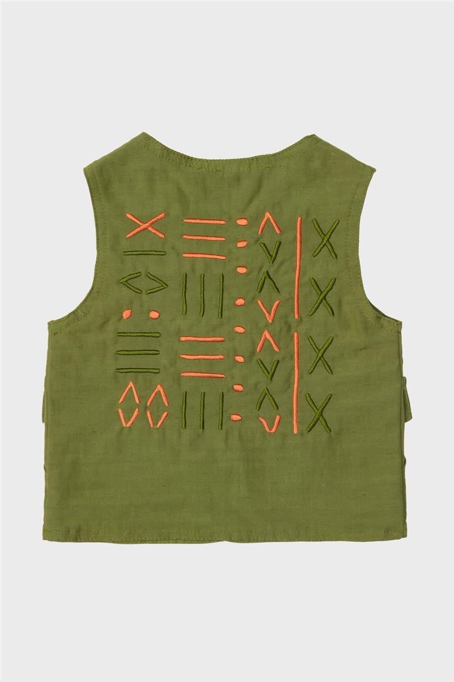 GB Baby Erkek Bebek Yeşil Yelek