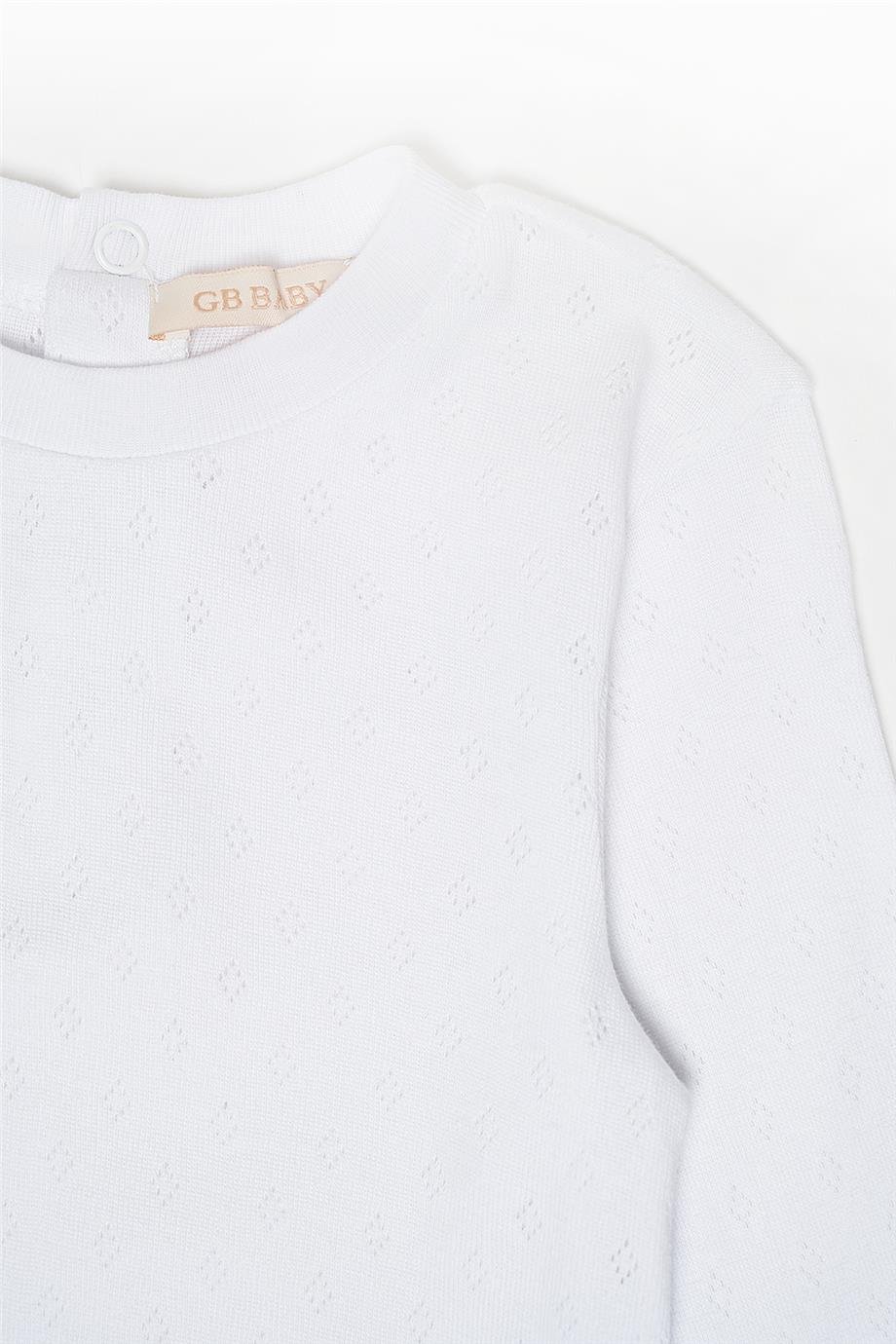 GB Baby Kız Bebek Beyaz Body