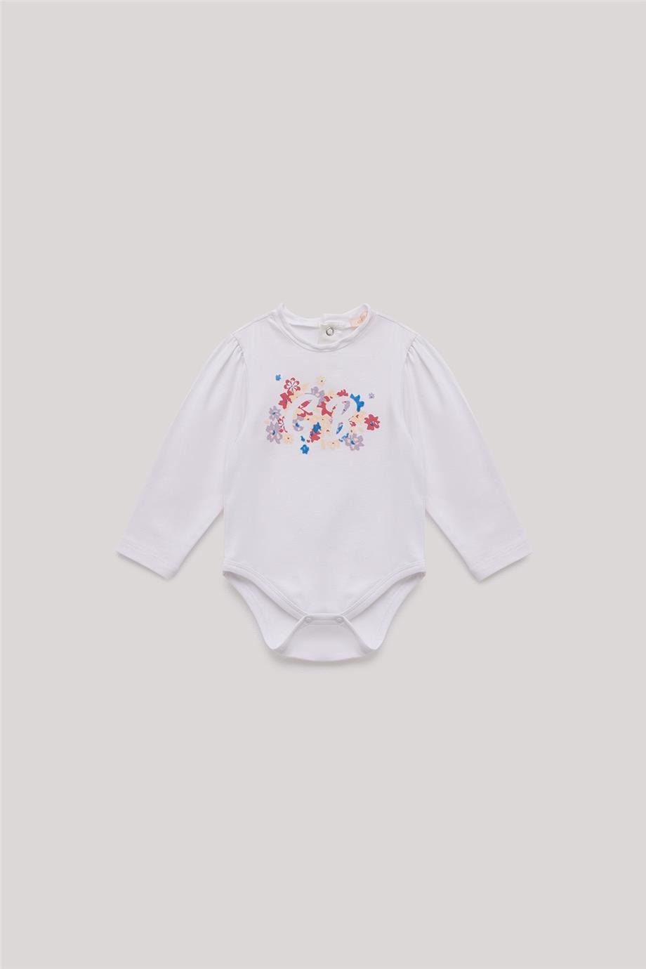 GB Baby Kız Bebek Beyaz Body