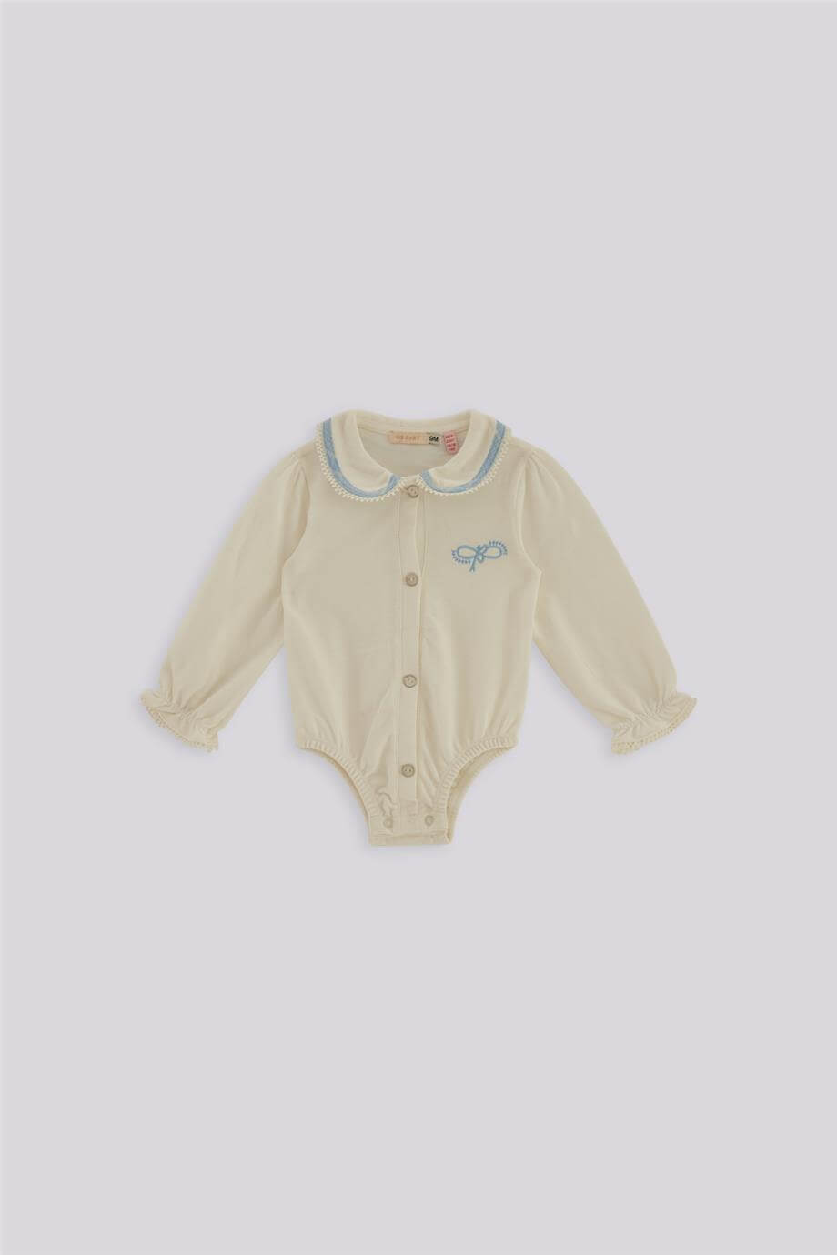 GB Baby Kız Bebek Beyaz GömlekGB Baby Kız Bebek Beyaz Gömlek