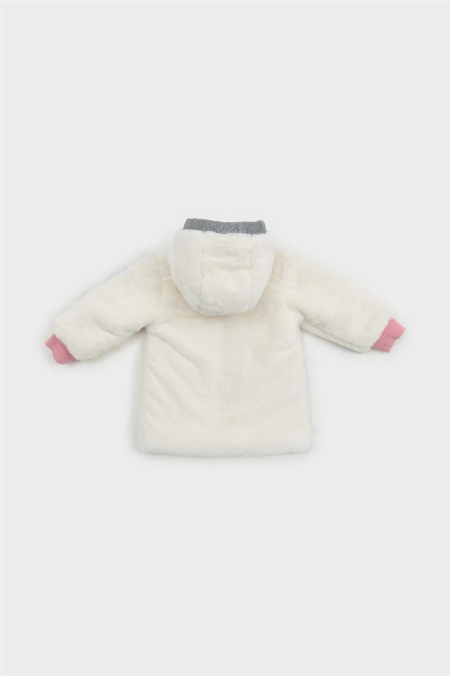 GB Baby Kız Bebek Beyaz Mont