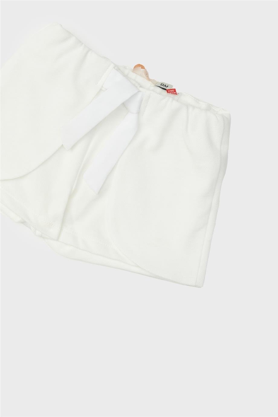 GB Baby Kız Bebek Beyaz Şort