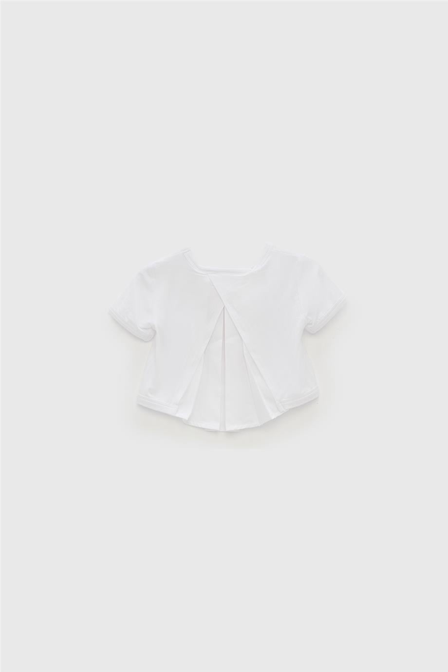GB Baby Kız Bebek Beyaz T-Shirt