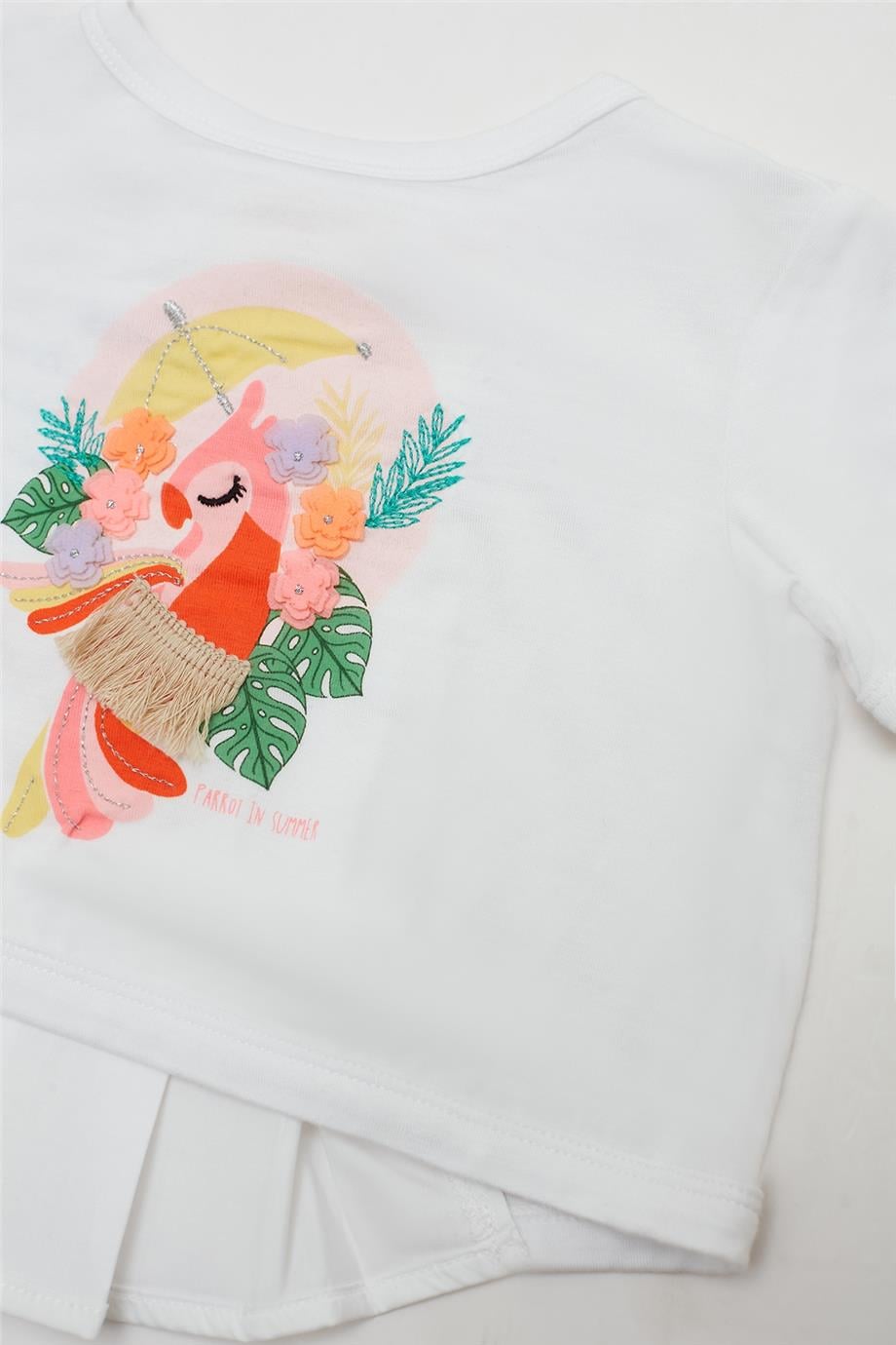 GB Baby Kız Bebek Beyaz T-Shirt