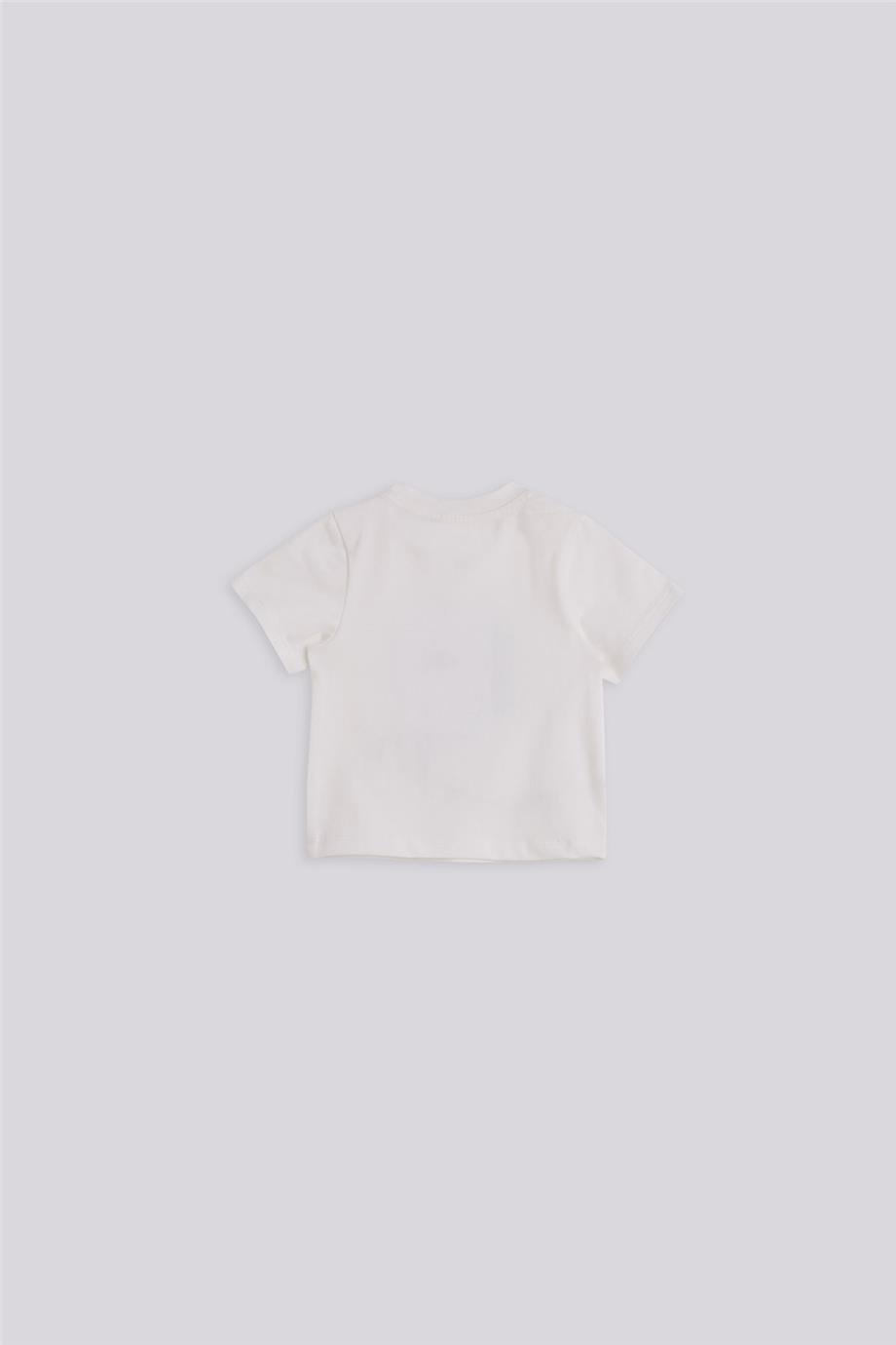 GB Baby Baby Girl White TshirtGB Baby Baby Girl White Tshirt