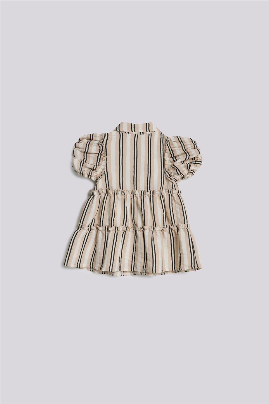 GB Baby Kız Bebek Çizgili ElbiseGB Baby Kız Bebek Çizgili Elbise