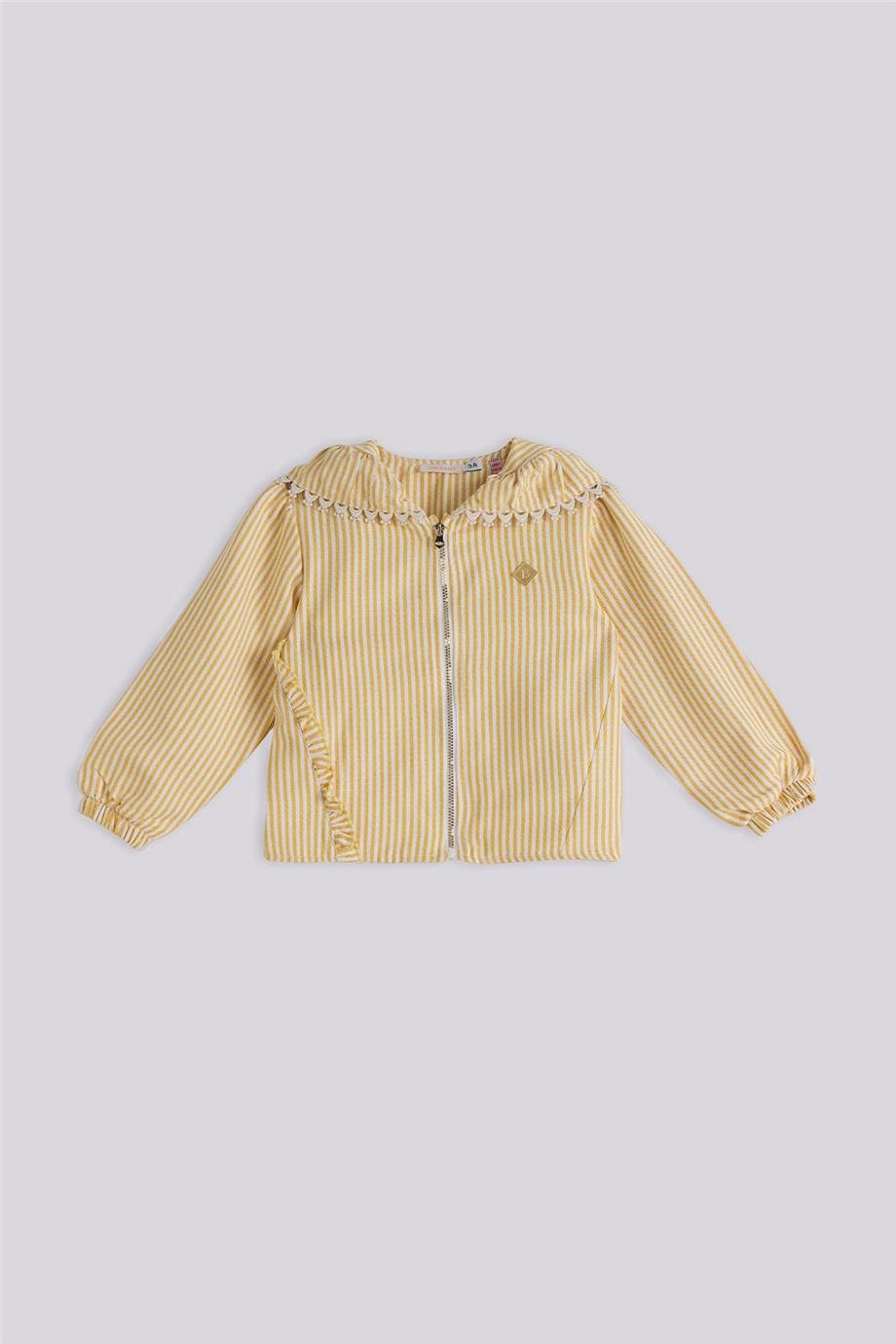 GB Baby Kız Bebek Çizgili Eşofman ÜstüGB Baby Kız Bebek Çizgili Eşofman Üstü