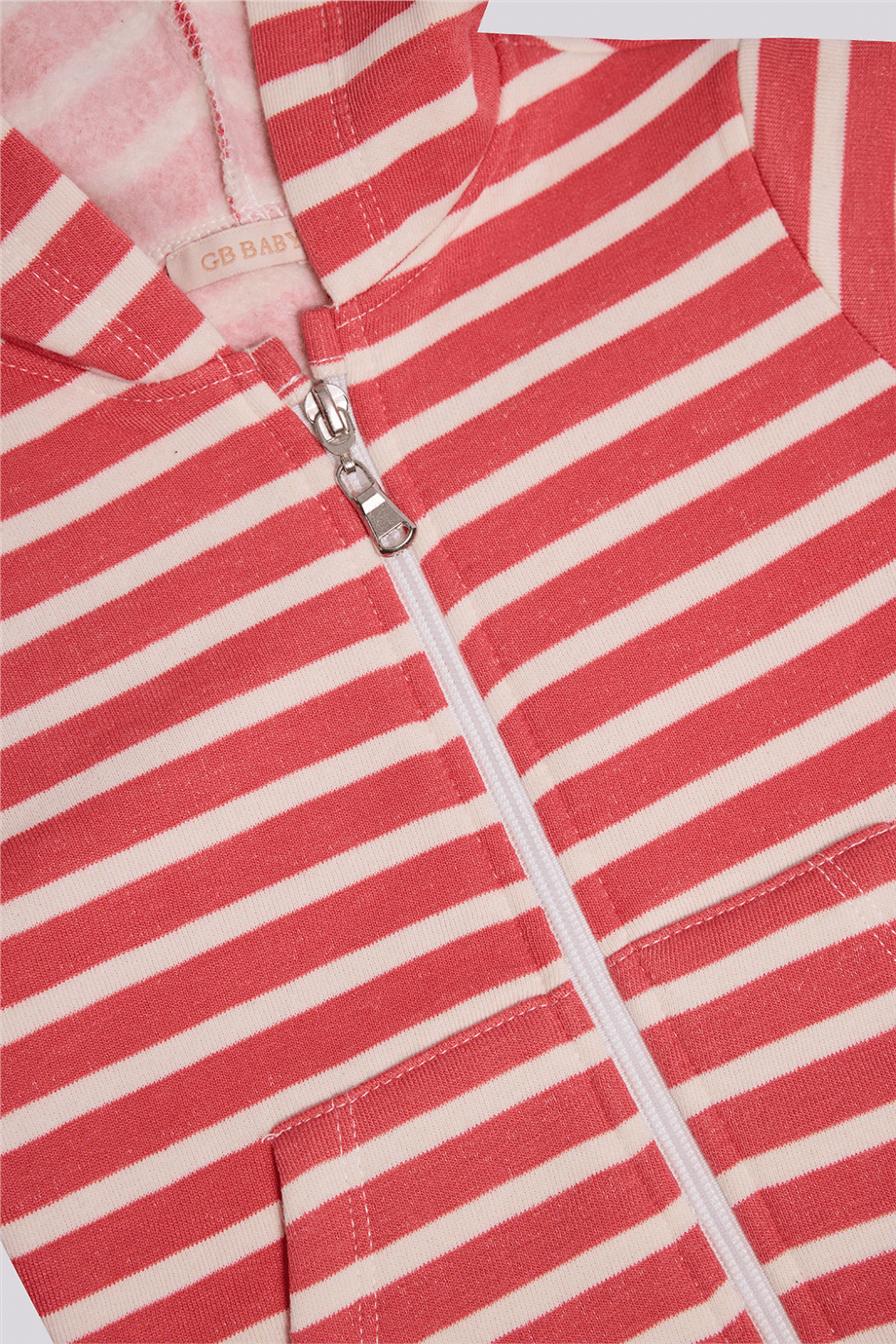 GB Baby Kız Bebek Çizgili Eşofman ÜstüGB Baby Kız Bebek Çizgili Eşofman Üstü