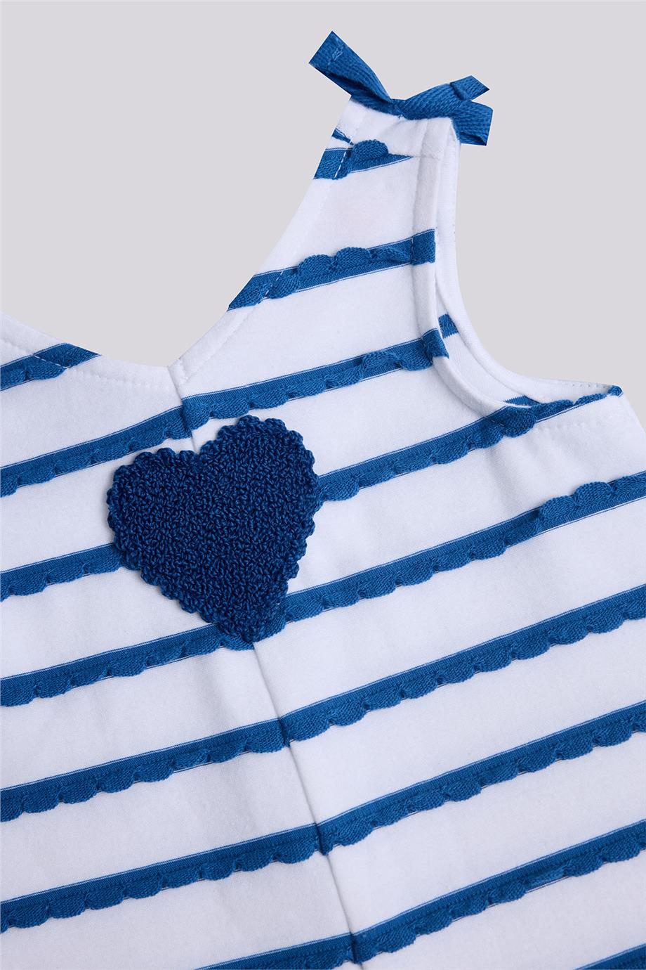 GB Baby Kız Bebek Çizgili TulumGB Baby Kız Bebek Çizgili Tulum