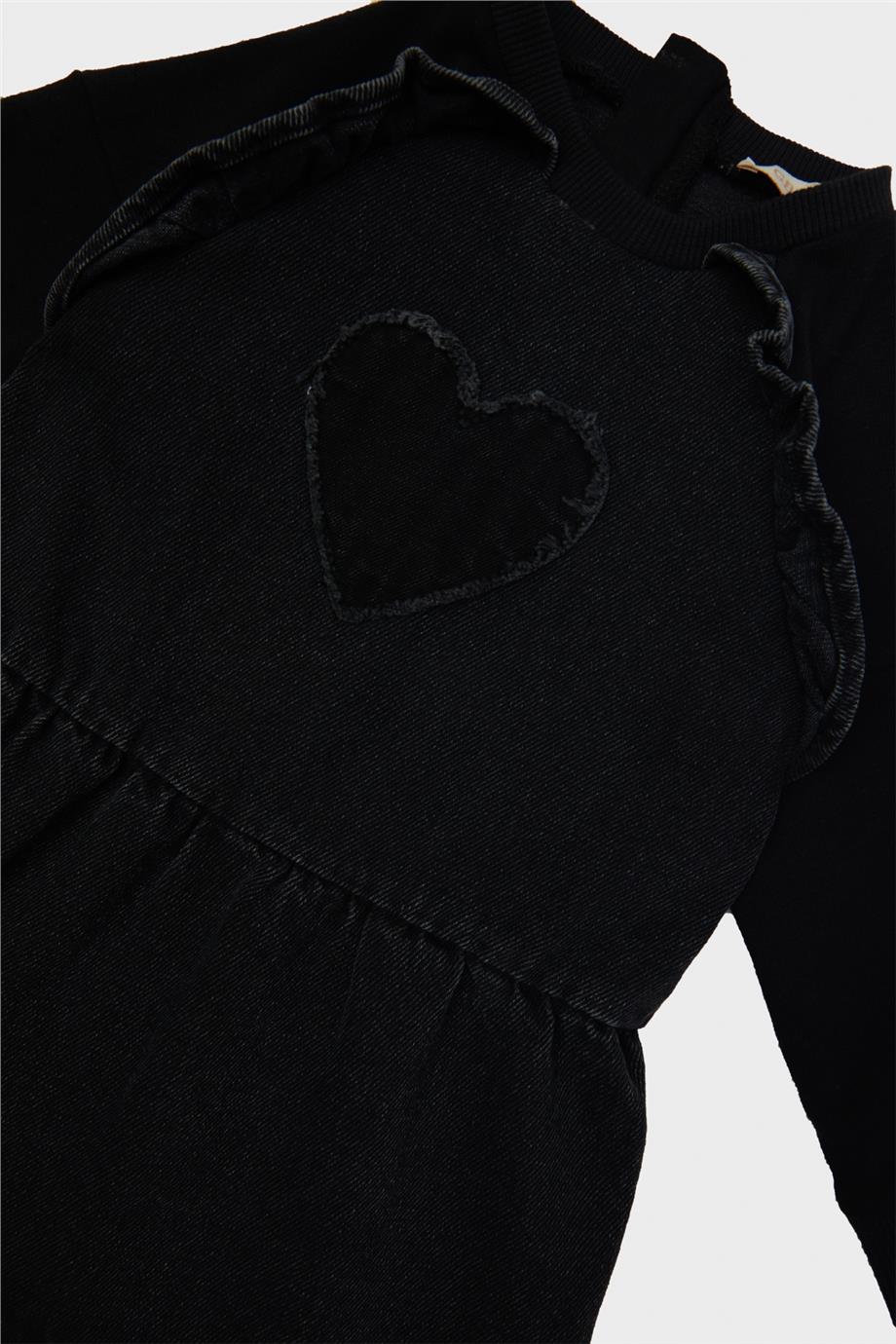 GB Baby Kız Bebek Denim Elbise