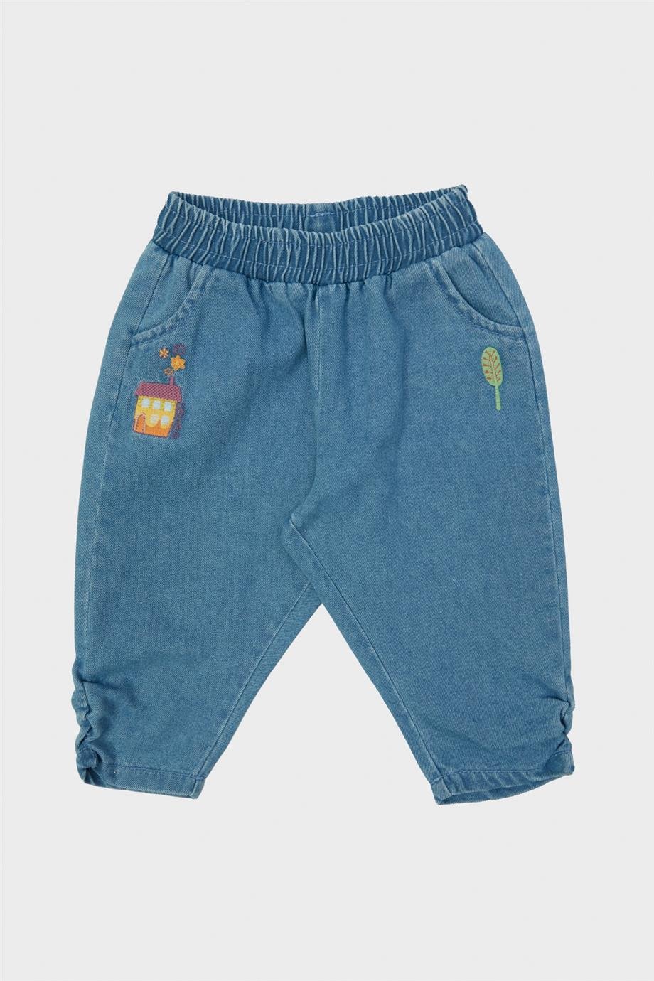GB Baby Kız Bebek Denim Pantolon