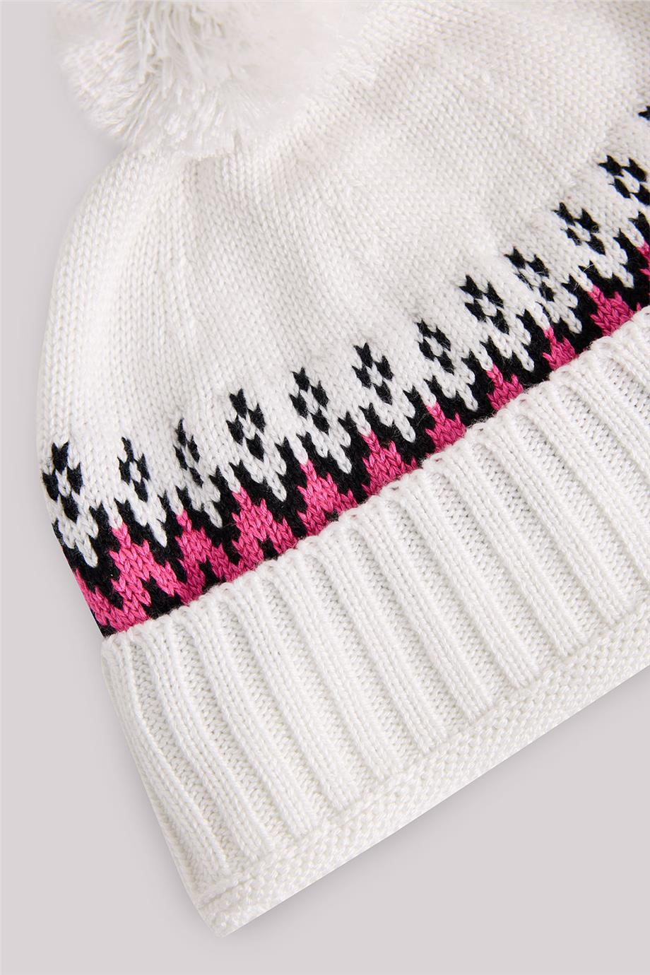 GB Baby Baby Girl Patterned HatGB Baby Baby Girl Patterned Hat