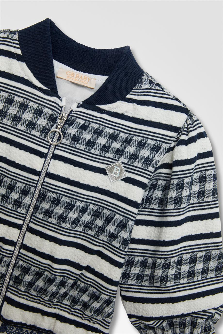 GB Baby Kız Bebek Desenli CeketGB Baby Kız Bebek Desenli Ceket