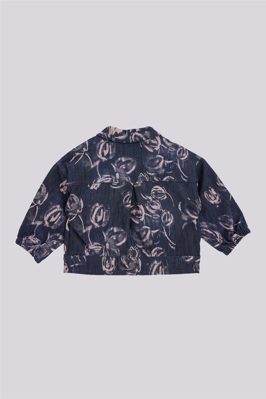 GB Baby Kız Bebek Desenli CeketGB Baby Kız Bebek Desenli Ceket