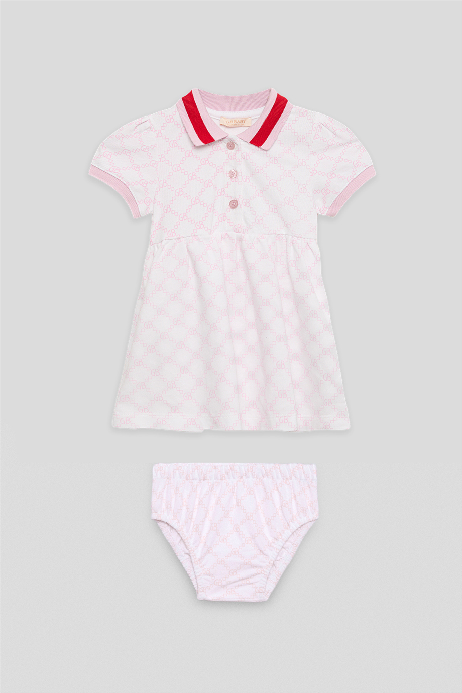 GB Baby Kız Bebek Desenli ElbiseGB Baby Kız Bebek Desenli Elbise