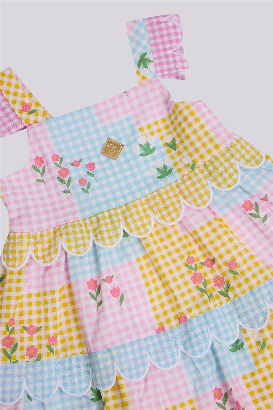 GB Baby Kız Bebek Desenli ElbiseGB Baby Kız Bebek Desenli Elbise