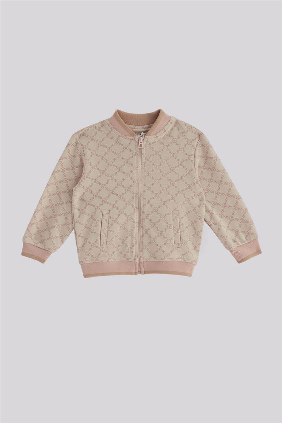 GB Baby Kız Bebek Desenli Eşofman ÜstüGB Baby Kız Bebek Desenli Eşofman Üstü