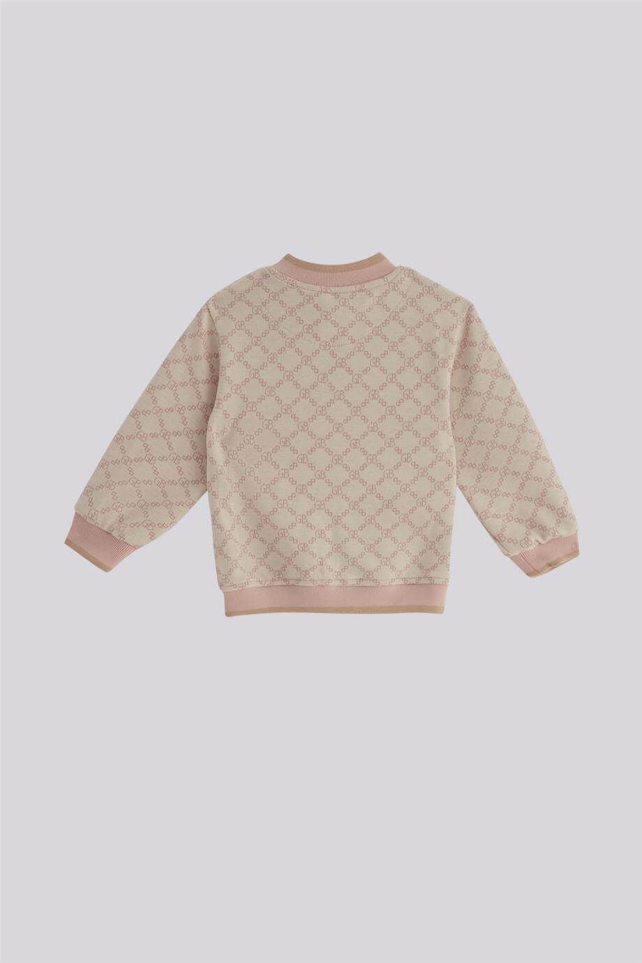 GB Baby Kız Bebek Desenli Eşofman ÜstüGB Baby Kız Bebek Desenli Eşofman Üstü