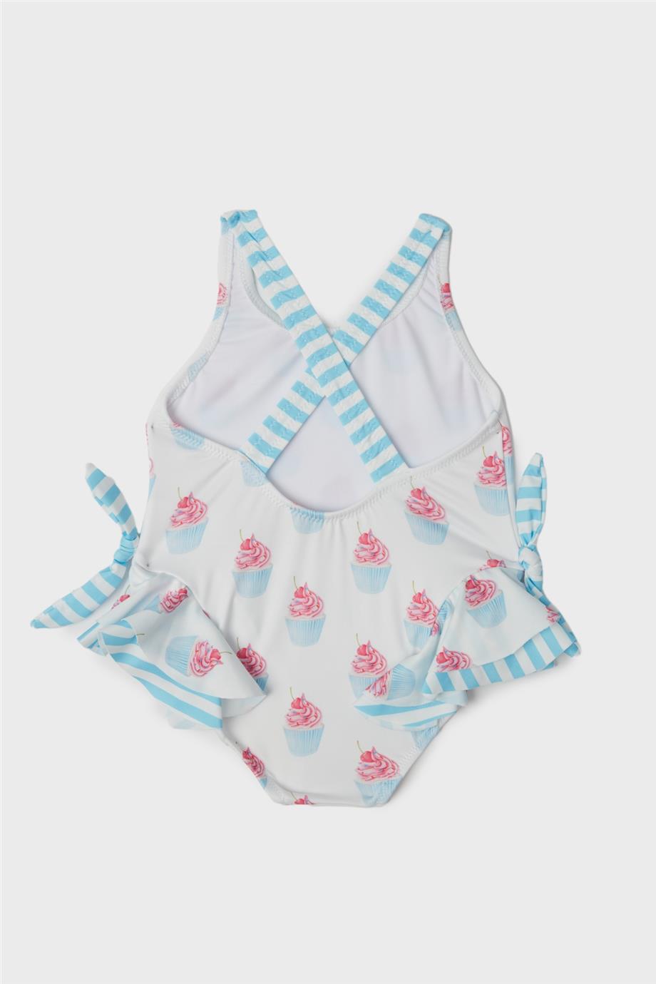 GB Baby Kız Bebek Desenli Mayo