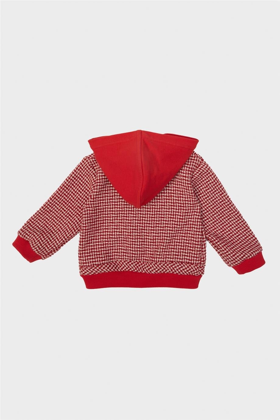 GB Baby Kız Bebek Ekose Eşofman Üstü