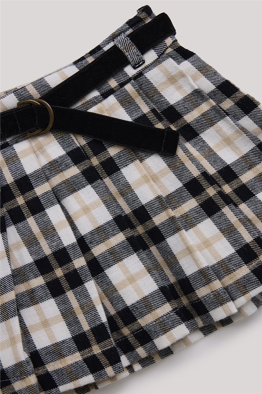 GB Baby Kız Bebek Ekose Etek