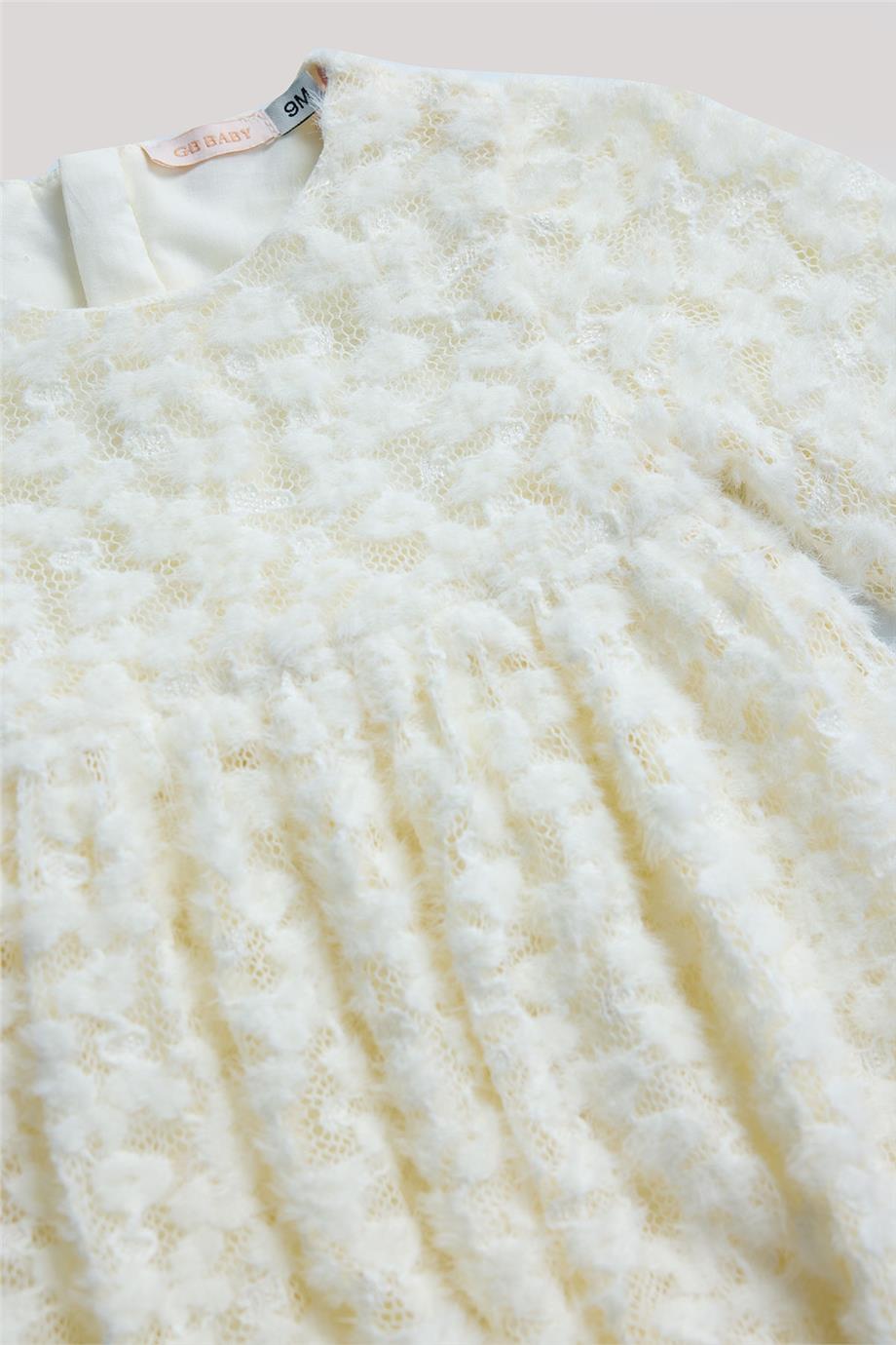 GB Baby Kız Bebek Ekru Elbise