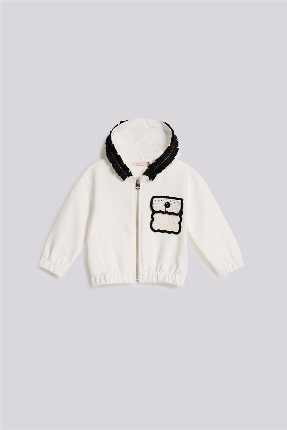 GB Baby Kız Bebek Ekru Eşofman ÜstüGB Baby Kız Bebek Ekru Eşofman Üstü