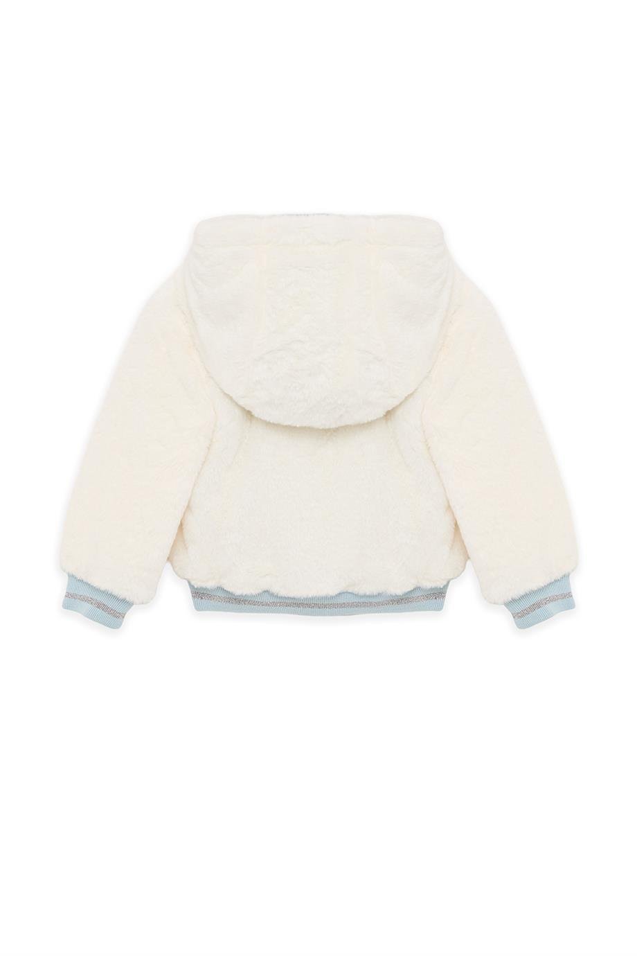 GB Baby Baby Girl Ecru CoatGB Baby Baby Girl Ecru Coat