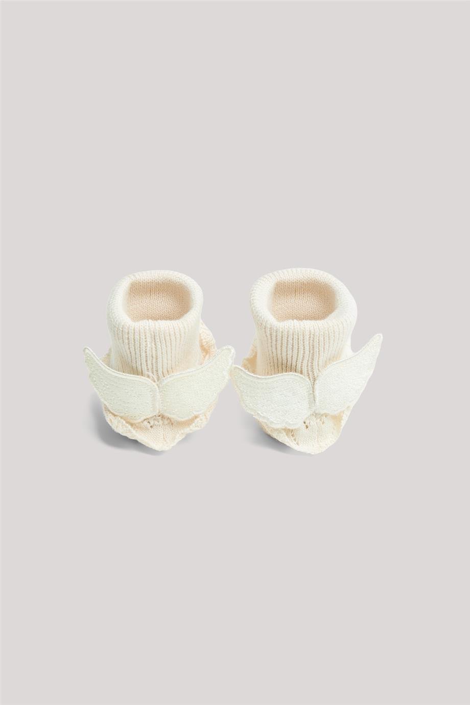 GB Baby Kız Bebek Ekru PatikGB Baby Kız Bebek Ekru Patik