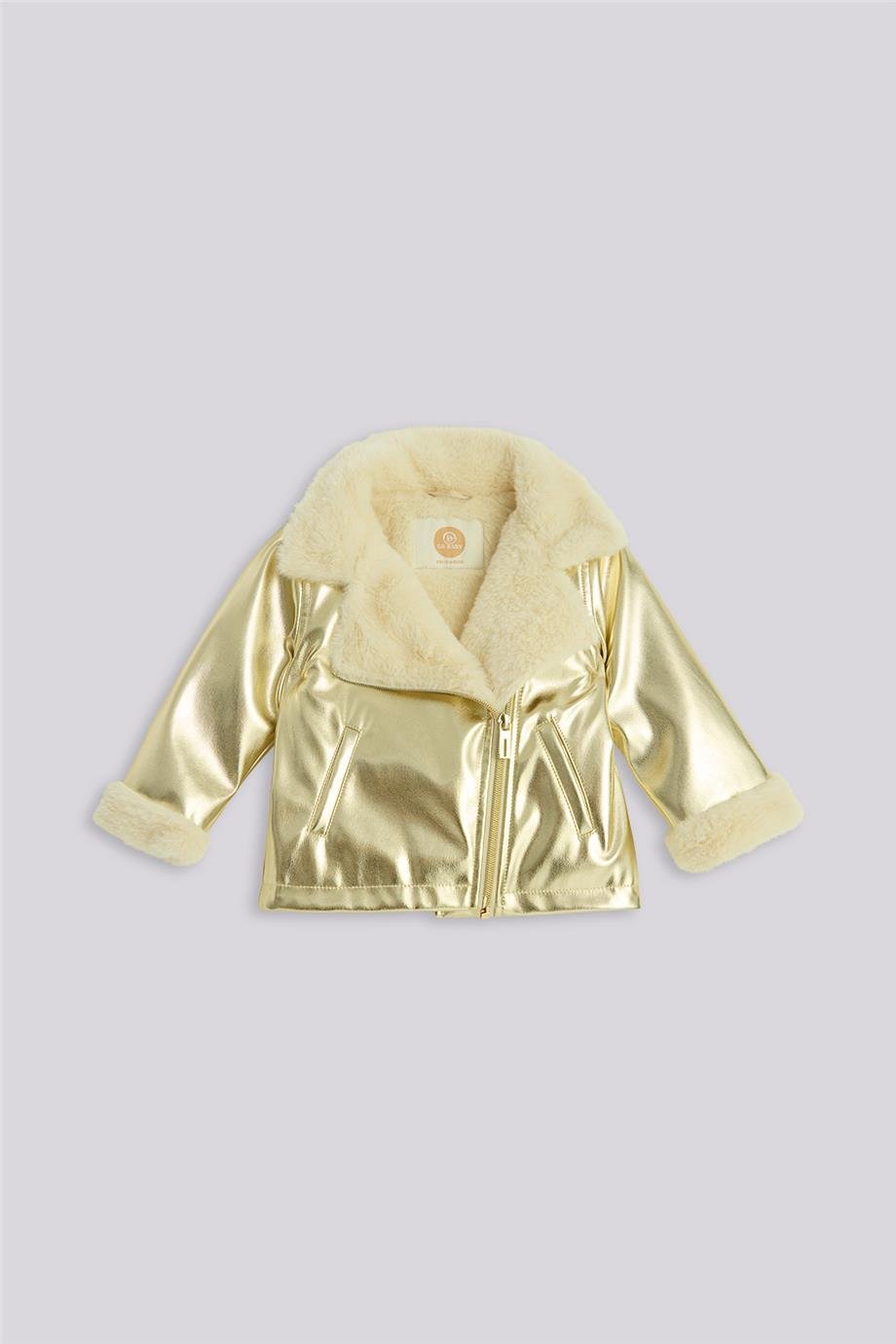 GB Baby Kız Bebek Gold CeketGB Baby Kız Bebek Gold Ceket