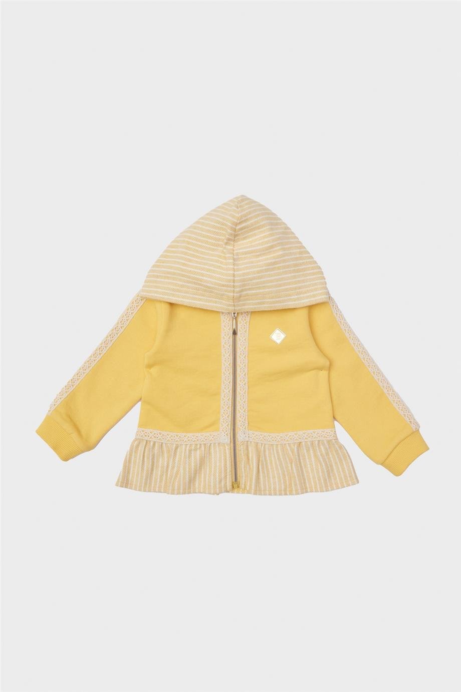 GB Baby Kız Bebek Hardal Eşofman Üstü