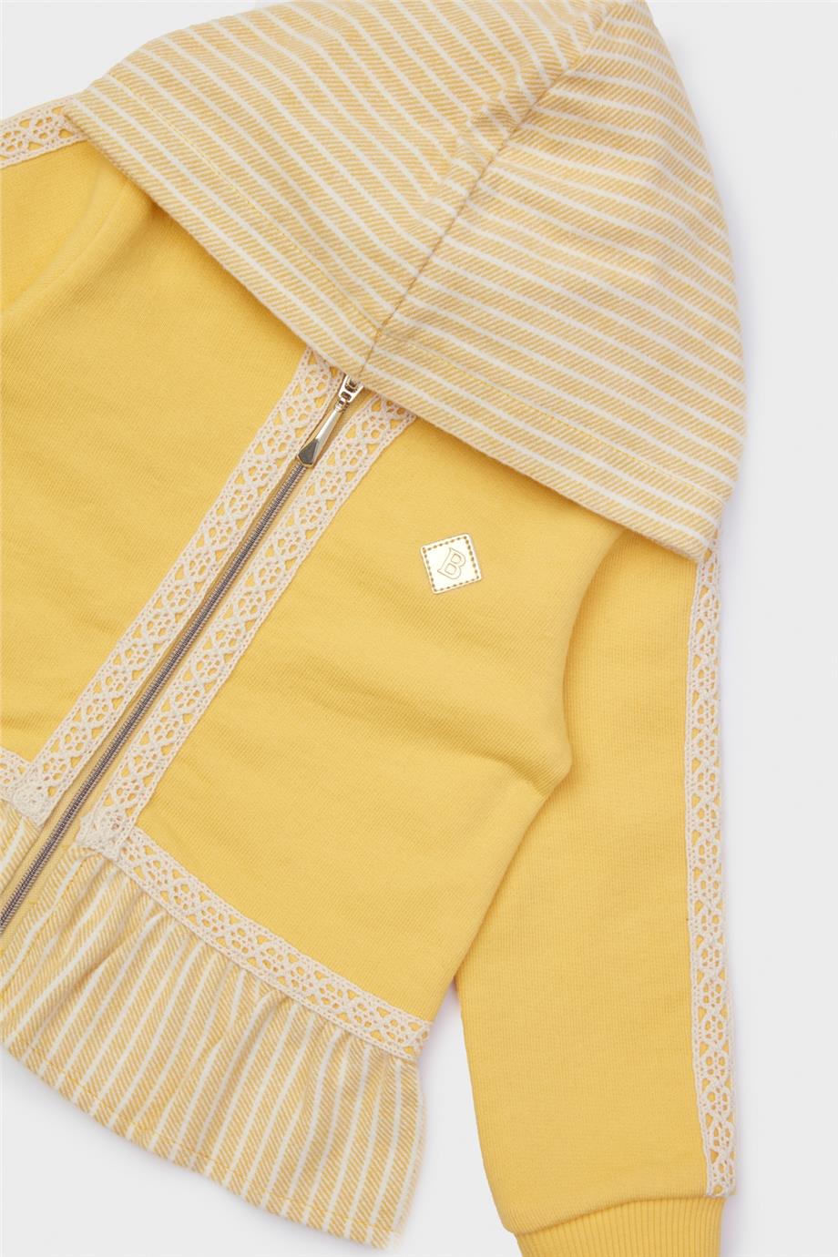 GB Baby Kız Bebek Hardal Eşofman Üstü