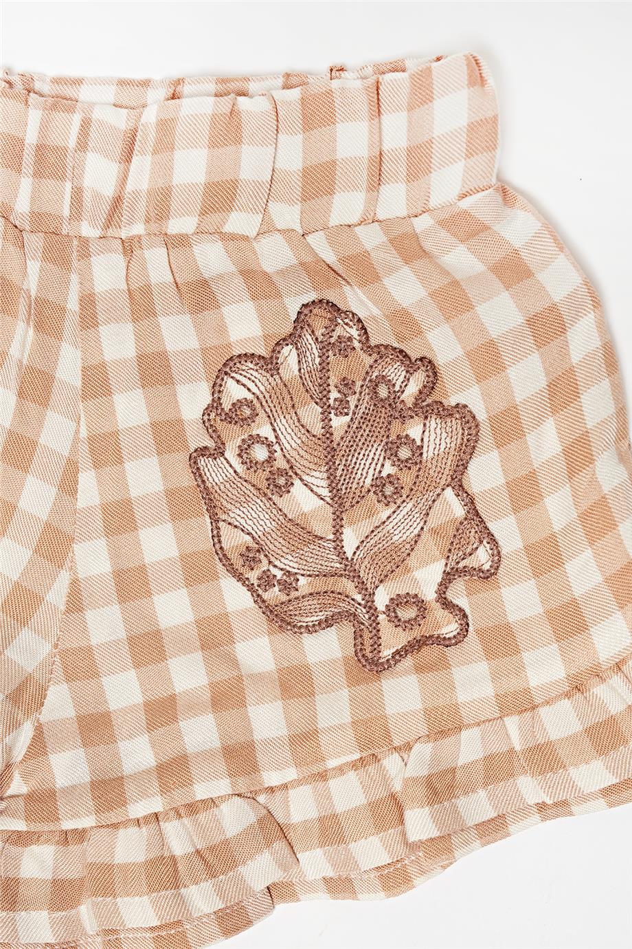 GB Baby Kız Bebek Hardal Şort