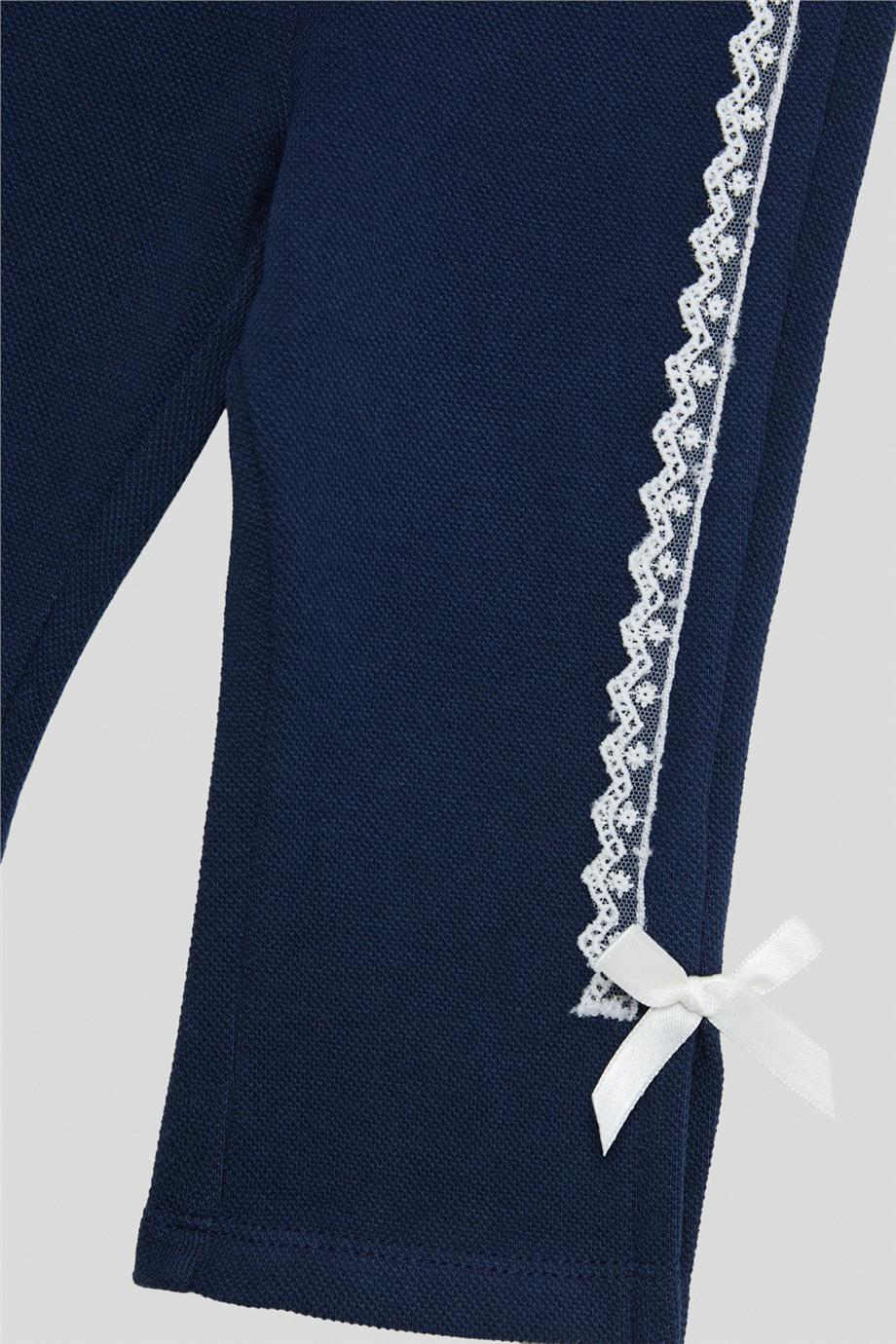 GB Baby Kız Bebek Lacivert Eşofman AltıGB Baby Kız Bebek Lacivert Eşofman Altı