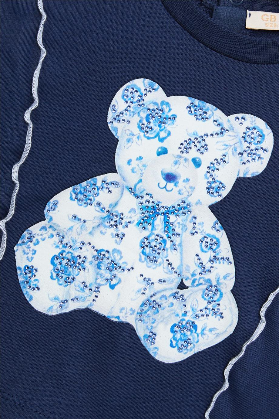 GB Baby Kız Bebek Lacivert SweatshirtGB Baby Kız Bebek Lacivert Sweatshirt