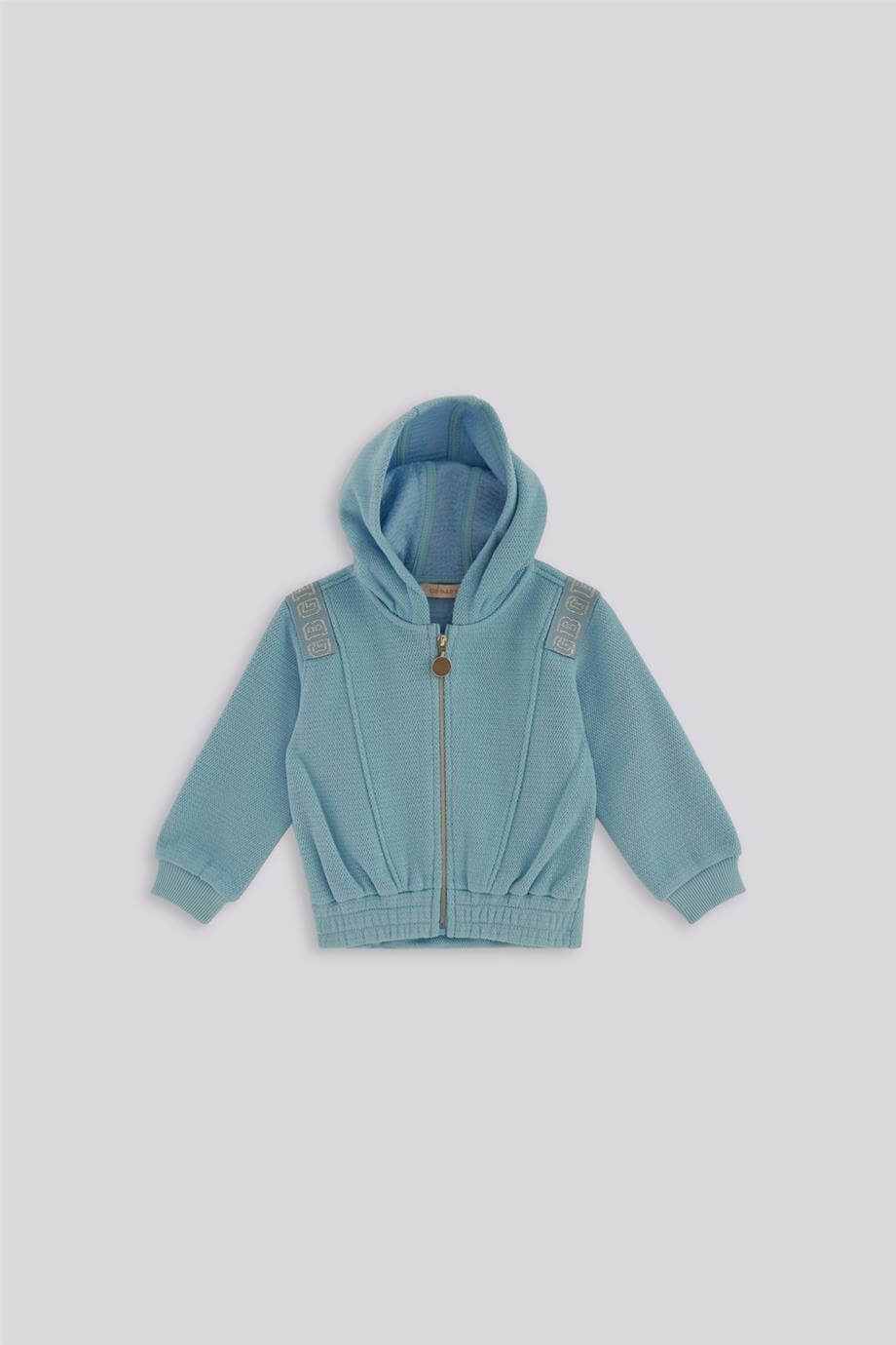 GB Baby Kız Bebek Mavi Eşofman ÜstüGB Baby Kız Bebek Mavi Eşofman Üstü