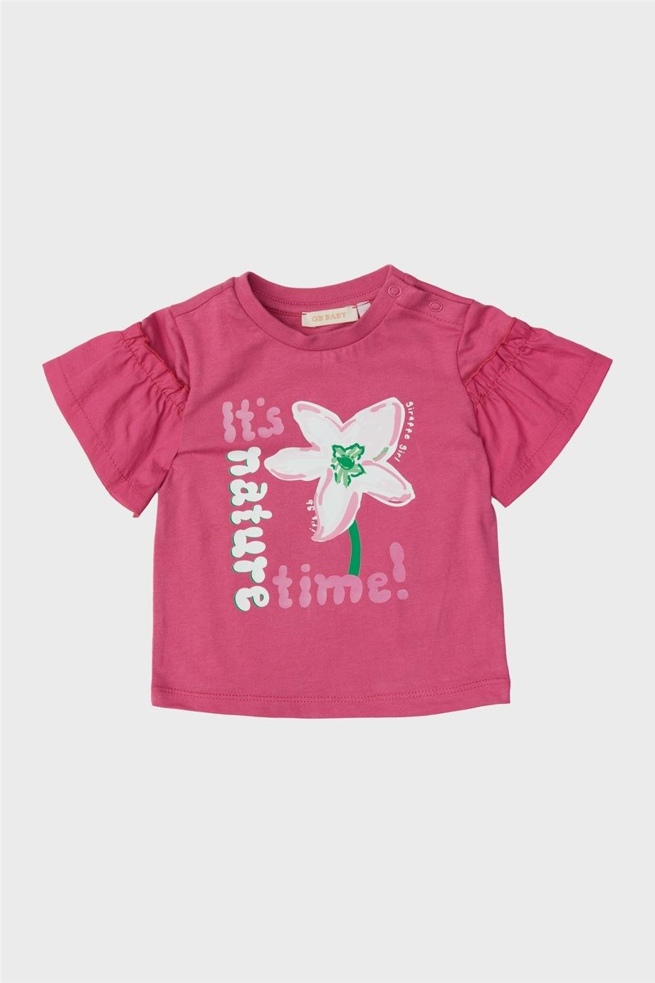 GB Baby Kız Bebek Pembe T-Shirt