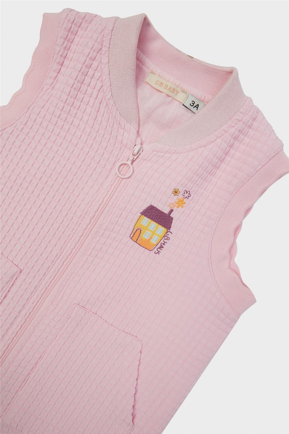 GB Baby Kız Bebek Pembe Yelek
