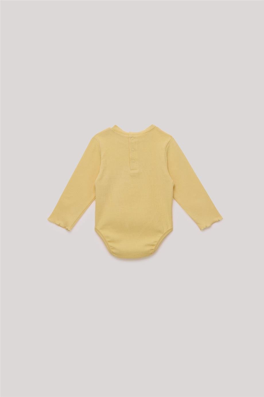 GB Baby Kız Bebek Sarı Body