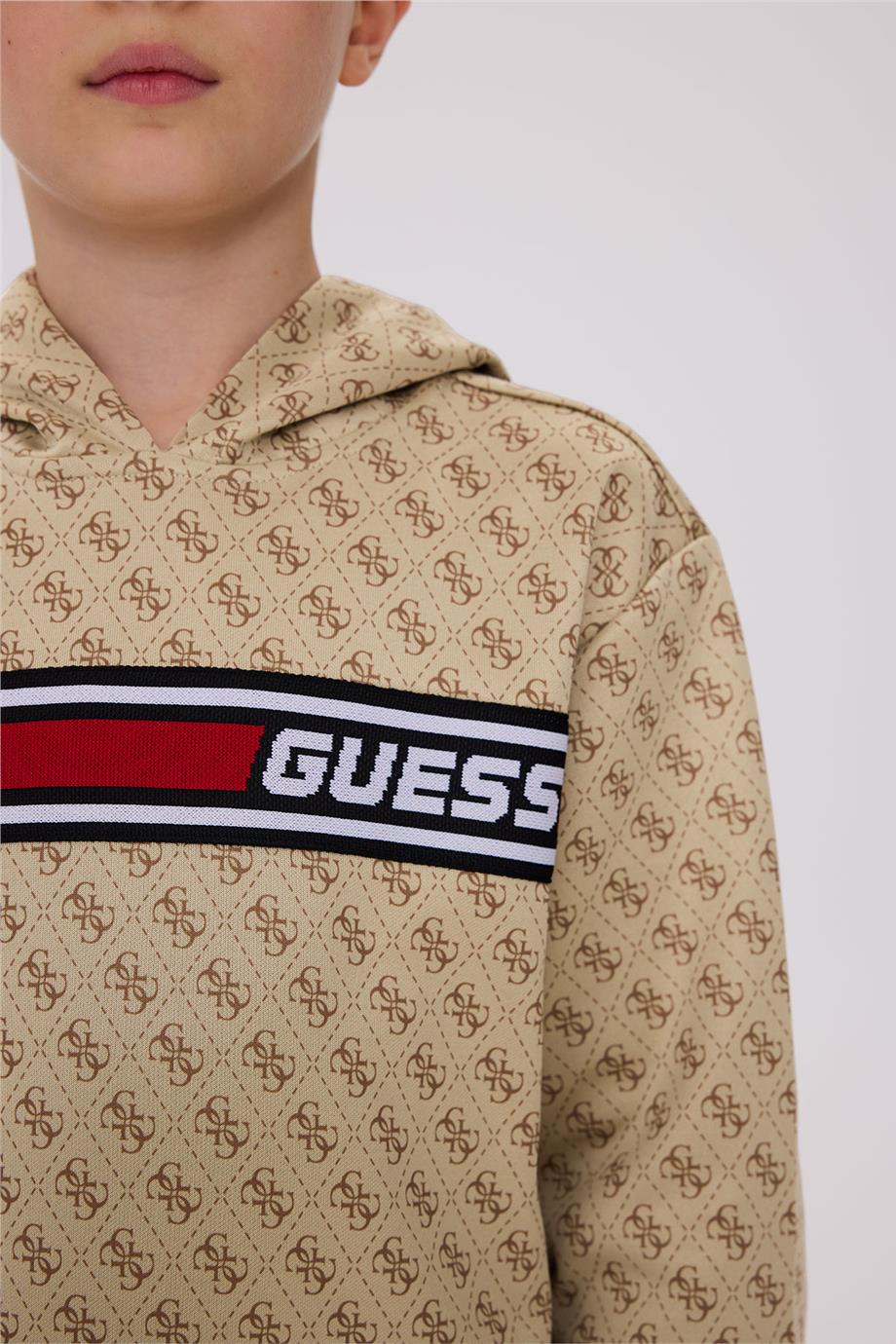 Guess Erkek Çocuk Bej SweatshirtGuess Erkek Çocuk Bej Sweatshirt