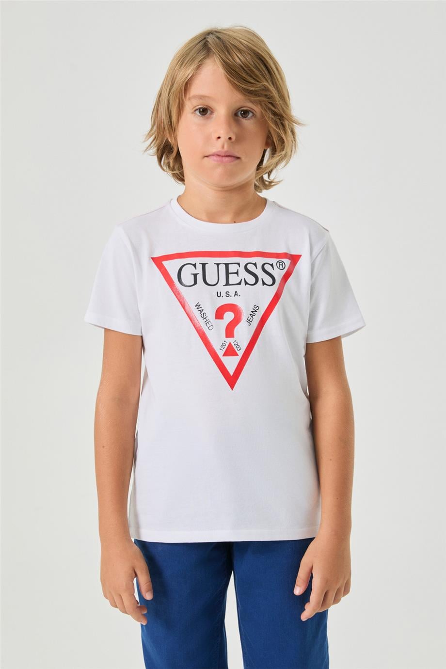 Guess Erkek Çocuk Beyaz TshirtGuess Erkek Çocuk Beyaz Tshirt
