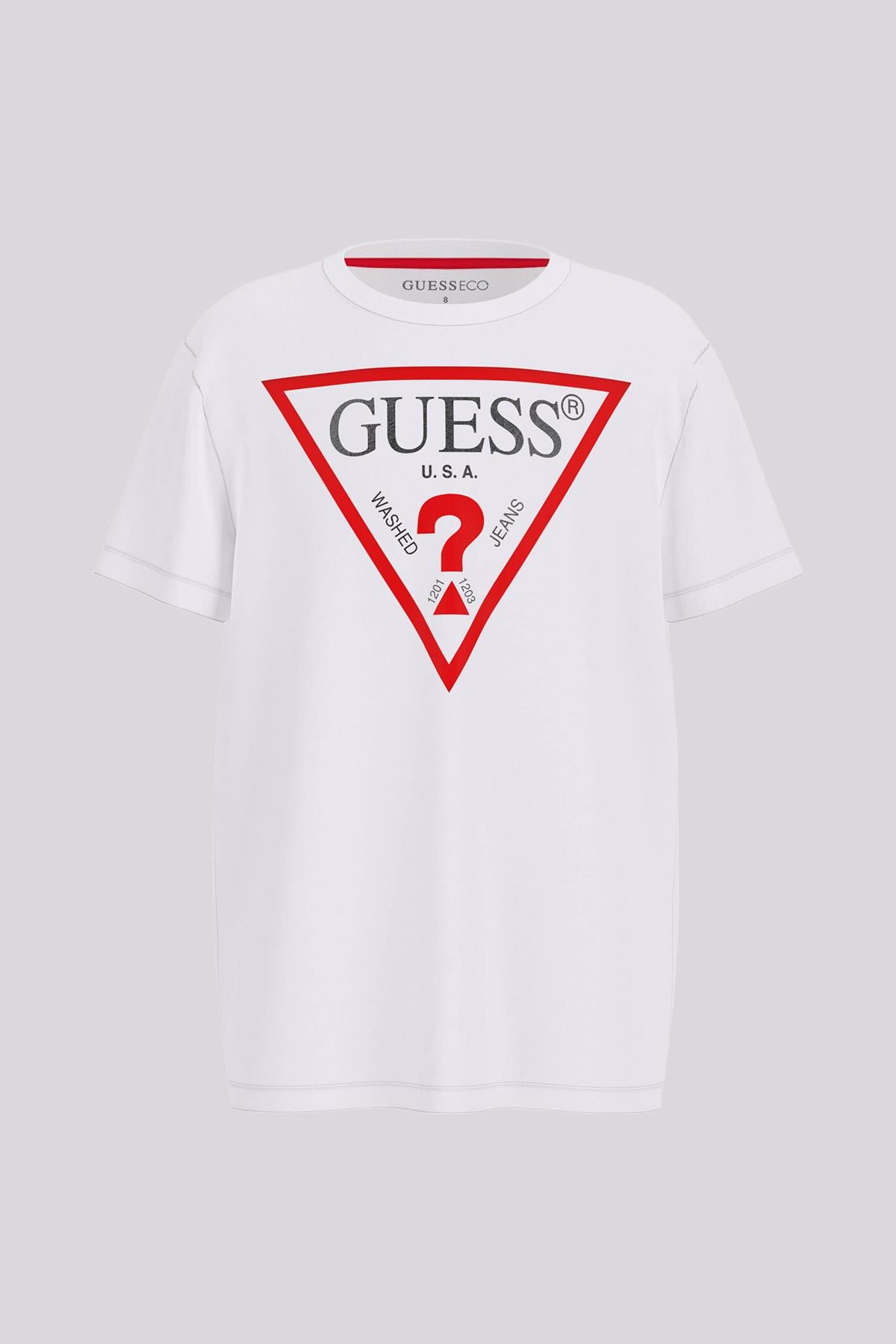 Guess Erkek Çocuk Beyaz TshirtGuess Erkek Çocuk Beyaz Tshirt