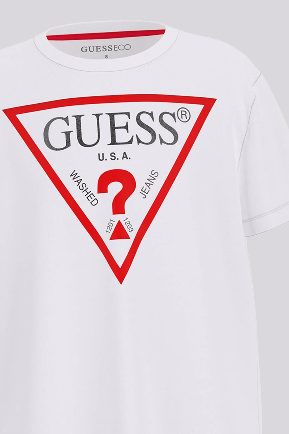 Guess Erkek Çocuk Beyaz TshirtGuess Erkek Çocuk Beyaz Tshirt