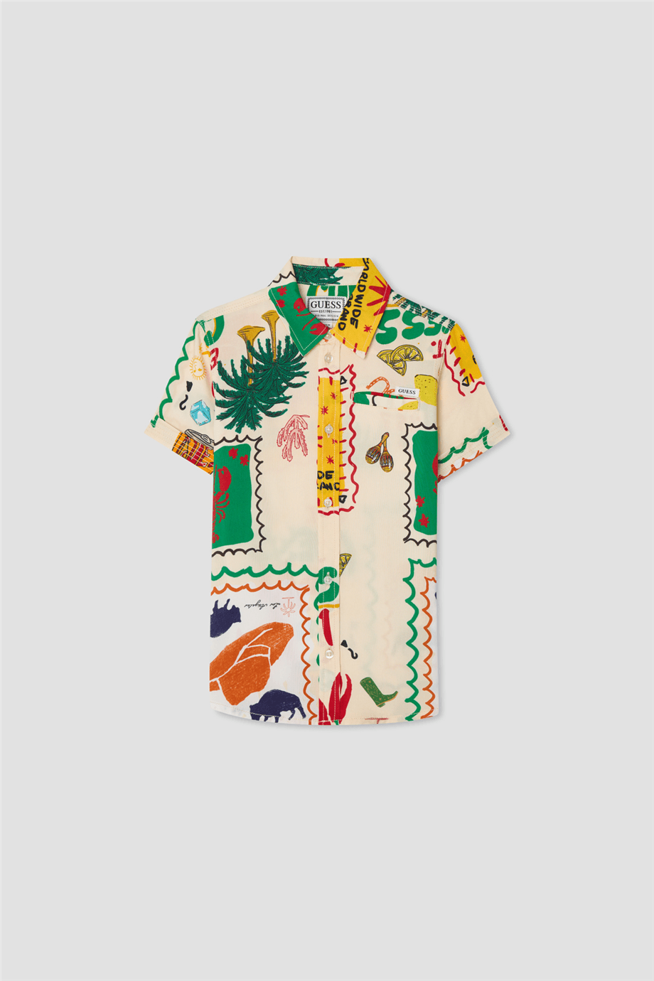 Guess Boy Patterned ShirtGuess Boy Patterned Shirt